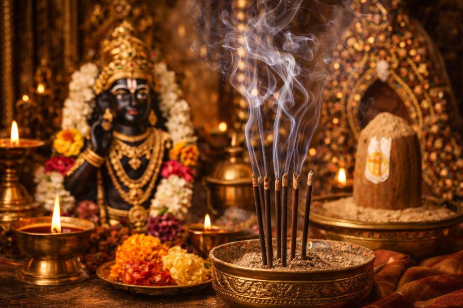The Sacred History of Incense in Hindu Worship and Meditation