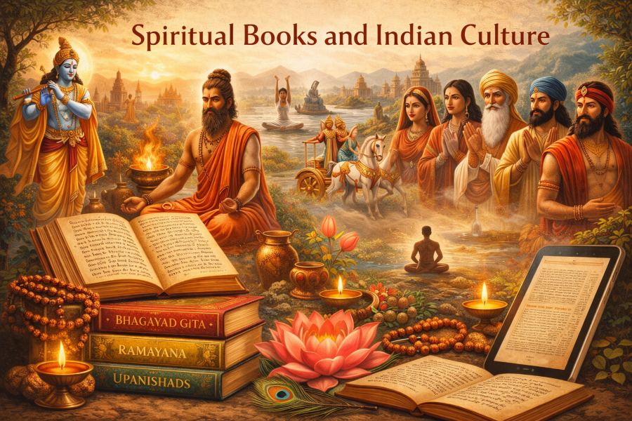 Spiritual Books and Indian Culture