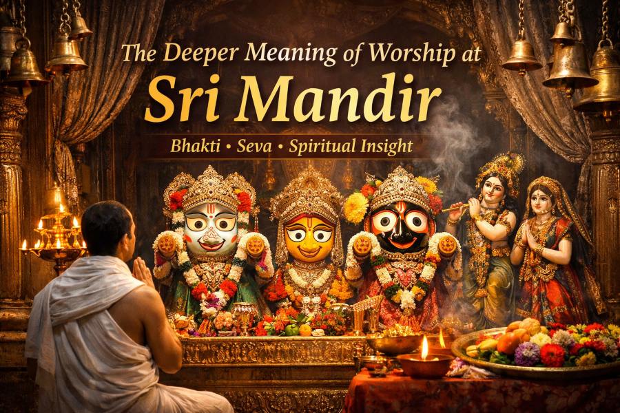 The Deeper Meaning of Worship at Sri Mandir | Bhakti, Seva & Spiritual Insight